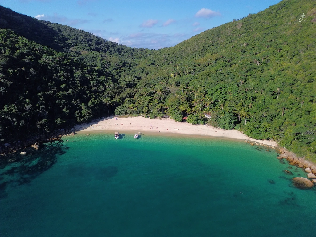 Meros no passeio Volta à Ilha